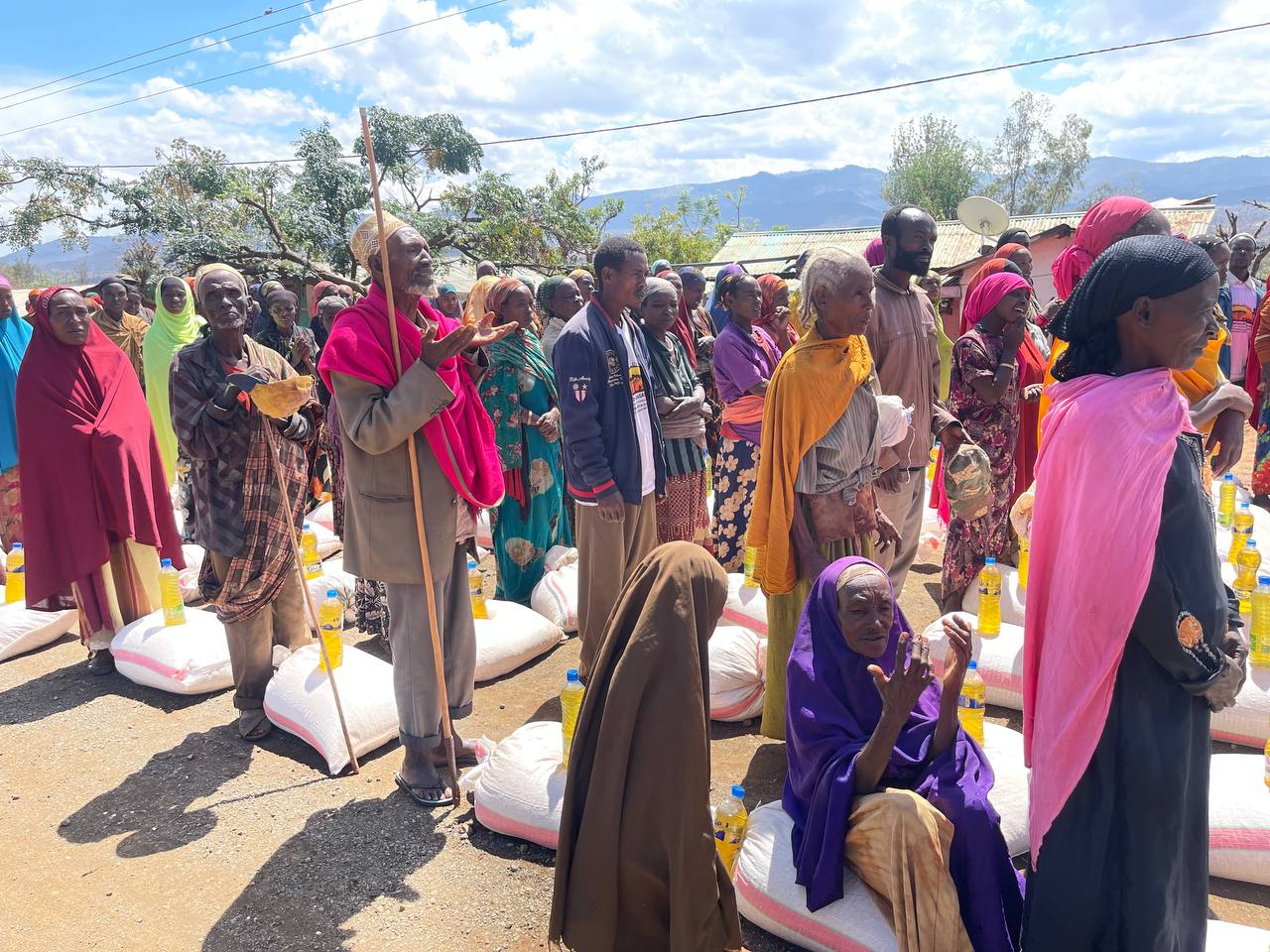 GEA relief food distribution